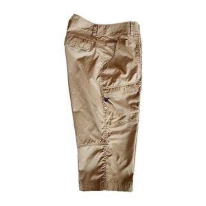 Columbia Womens Omni Shield Advanced Repellency Capris Pants 14 Tan Khaki Cargo